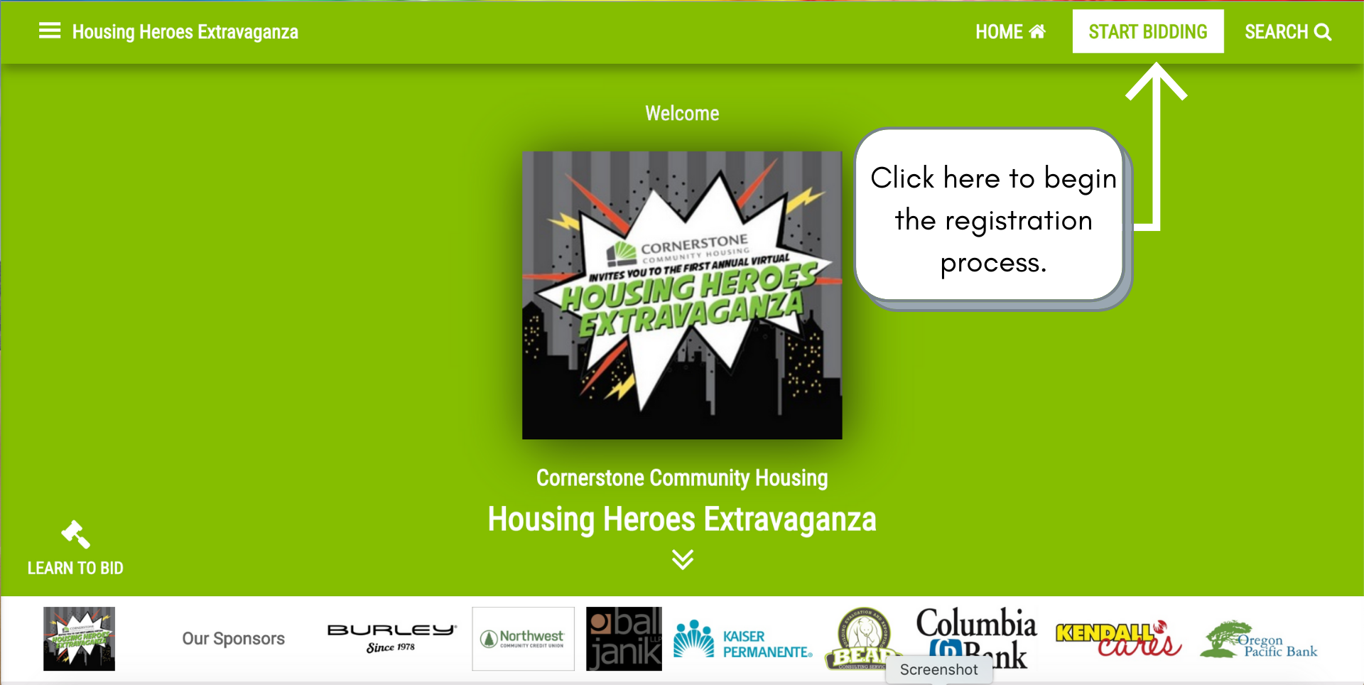 How to register for the Housing Heroes Extravaganza (Step by Step)