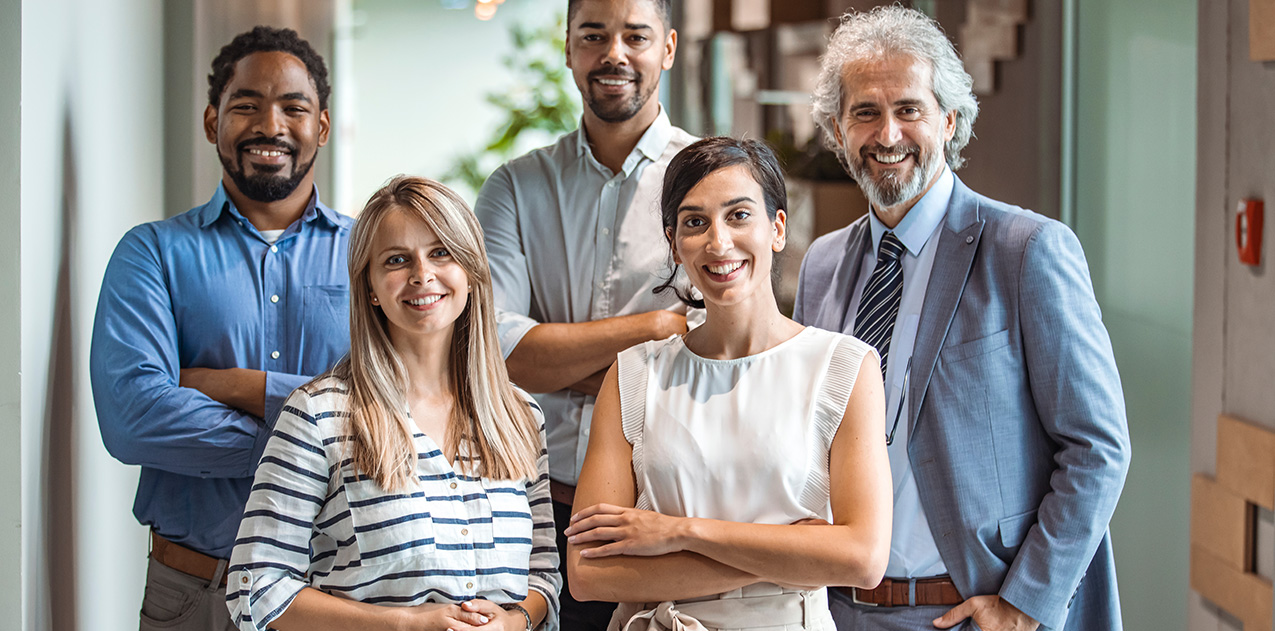 Group of people posing for a photo